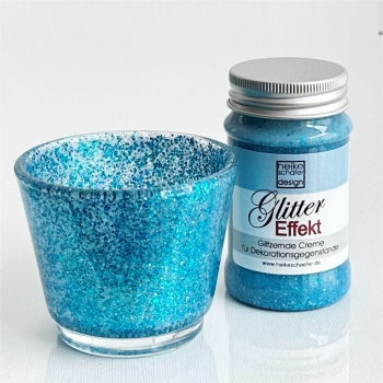 Glitter Effekt Creme Rainbow Blau - 90g